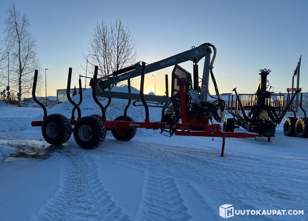 Weimer WE 6700 WE 10 forestry trailer package, 2016, Ylivieska - Remorque forestière: photos 2 Weimer WE 6700 WE 10 forestry trailer package, 2016, Ylivieska - Remorque forestière: photos 2