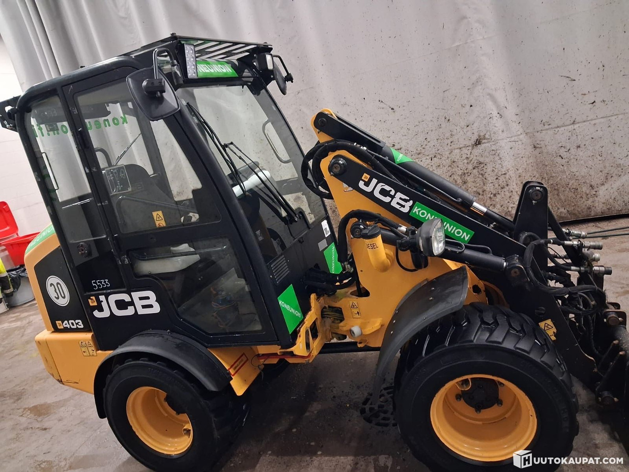 Wheel loader JCB 403, 2018, 3017 h, Tampere - Chargeuse sur pneus: photos 1 Wheel loader JCB 403, 2018, 3017 h, Tampere - Chargeuse sur pneus: photos 1