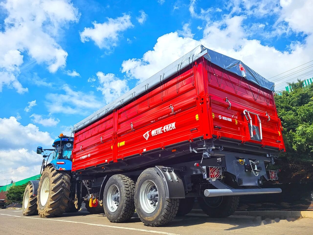 Metal-Fach T755A - 14t Tandem - Benne agricole: photos 4 Metal-Fach T755A - 14t Tandem - Benne agricole: photos 4