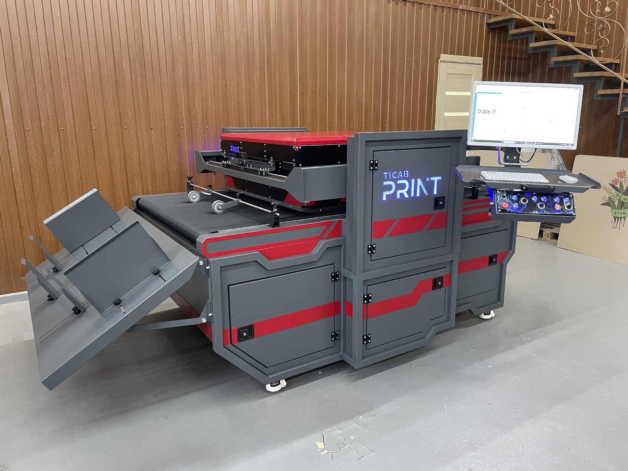 TICAB TITAN DOUBLE with TWO PRINT HEADS - Machine d'impression: photos 1 TICAB TITAN DOUBLE with TWO PRINT HEADS - Machine d'impression: photos 1