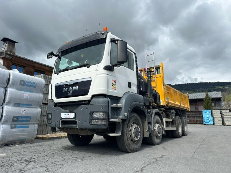 MAN TGS 41.480 - Camion benne, Camion grue: photos 1 MAN TGS 41.480 - Camion benne, Camion grue: photos 1