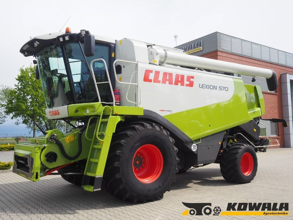 Claas Lexion 570 4WD + V750 - Moissonneuse-batteuse: photos 1 Claas Lexion 570 4WD + V750 - Moissonneuse-batteuse: photos 1
