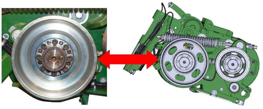 Krone Big X / V-BELT PULLEY - Boîte de vitesse pour Machine agricole: photos 4 Krone Big X / V-BELT PULLEY - Boîte de vitesse pour Machine agricole: photos 4