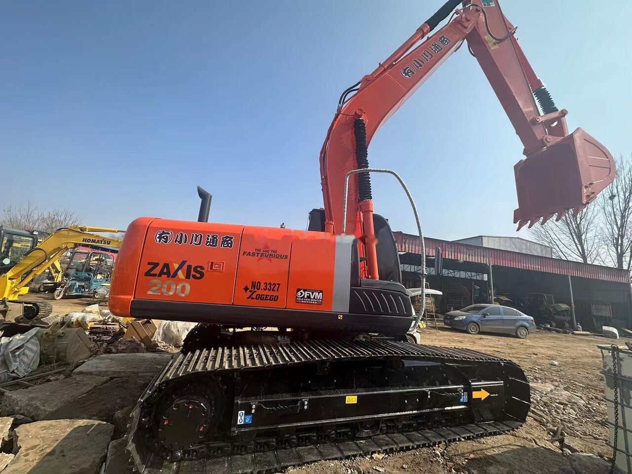 Hitachi ZX200 - Pelle sur chenille: photos 4 Hitachi ZX200 - Pelle sur chenille: photos 4