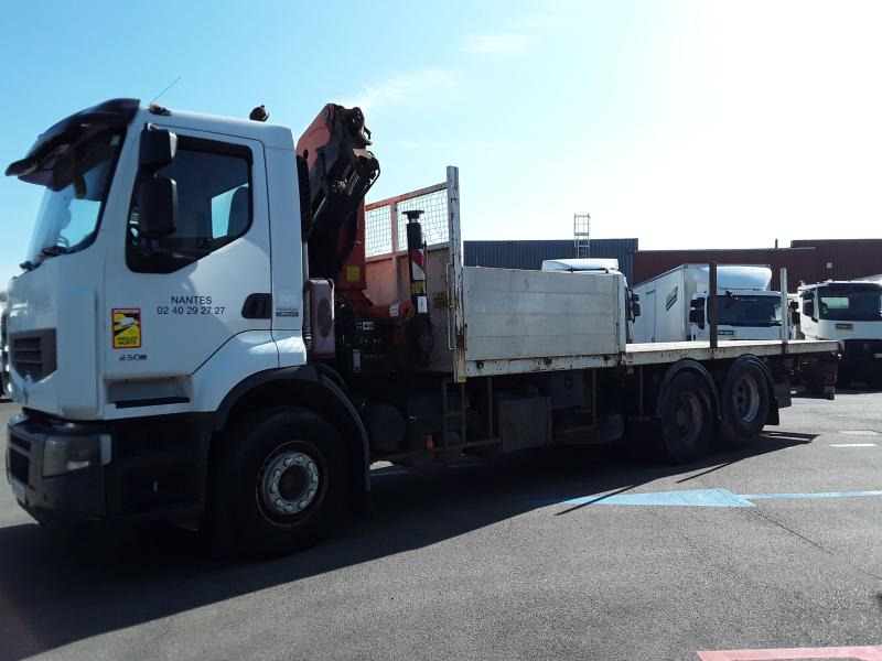 RENAULT PREMIUM 450cv PLAT-GRUE AR-CAB - Camion plateau: photos 4 RENAULT PREMIUM 450cv PLAT-GRUE AR-CAB - Camion plateau: photos 4
