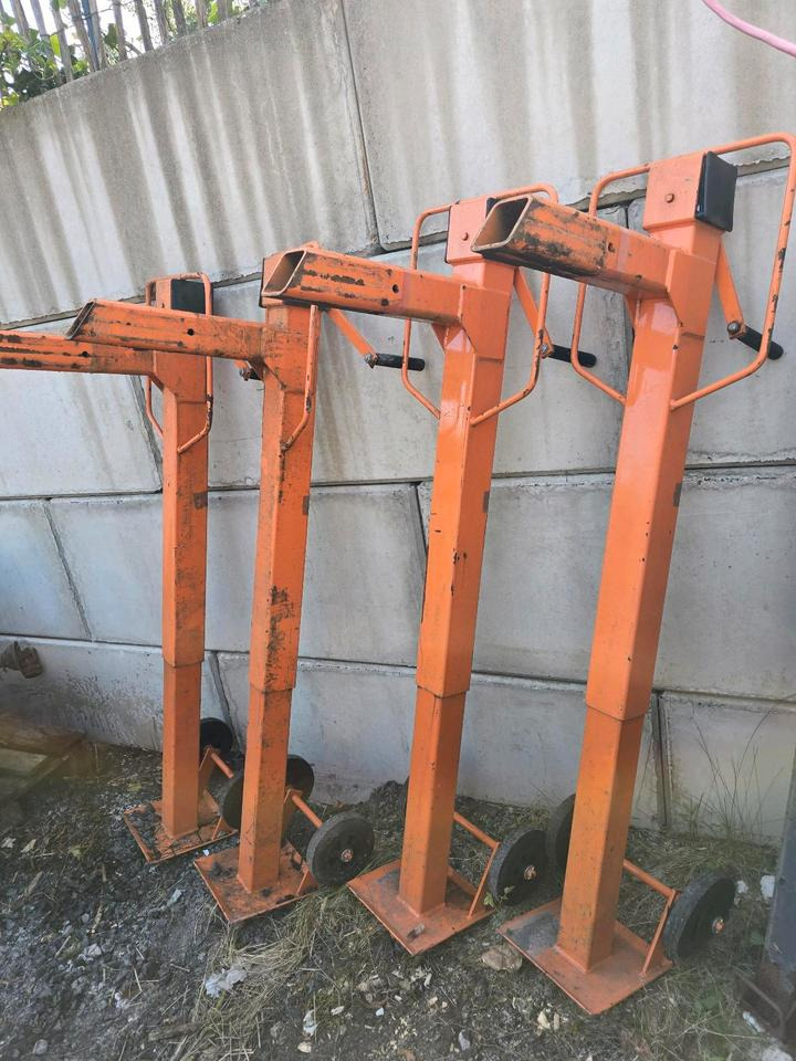 4x Stützen für Salzstreuer Container Wohnkabine Schmidt Epoke Gmeiner Salzsilo Streuautomat Winterdienst - Epandeur de sable: photos 2 4x Stützen für Salzstreuer Container Wohnkabine Schmidt Epoke Gmeiner Salzsilo Streuautomat Winterdienst - Epandeur de sable: photos 2