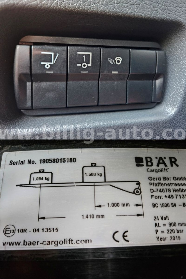 Camion fourgon Mercedes-Benz Atego 1327 L * BREMS/SPUR-ASS*DIFF.*LBW*AHK*7.2m: photos 14