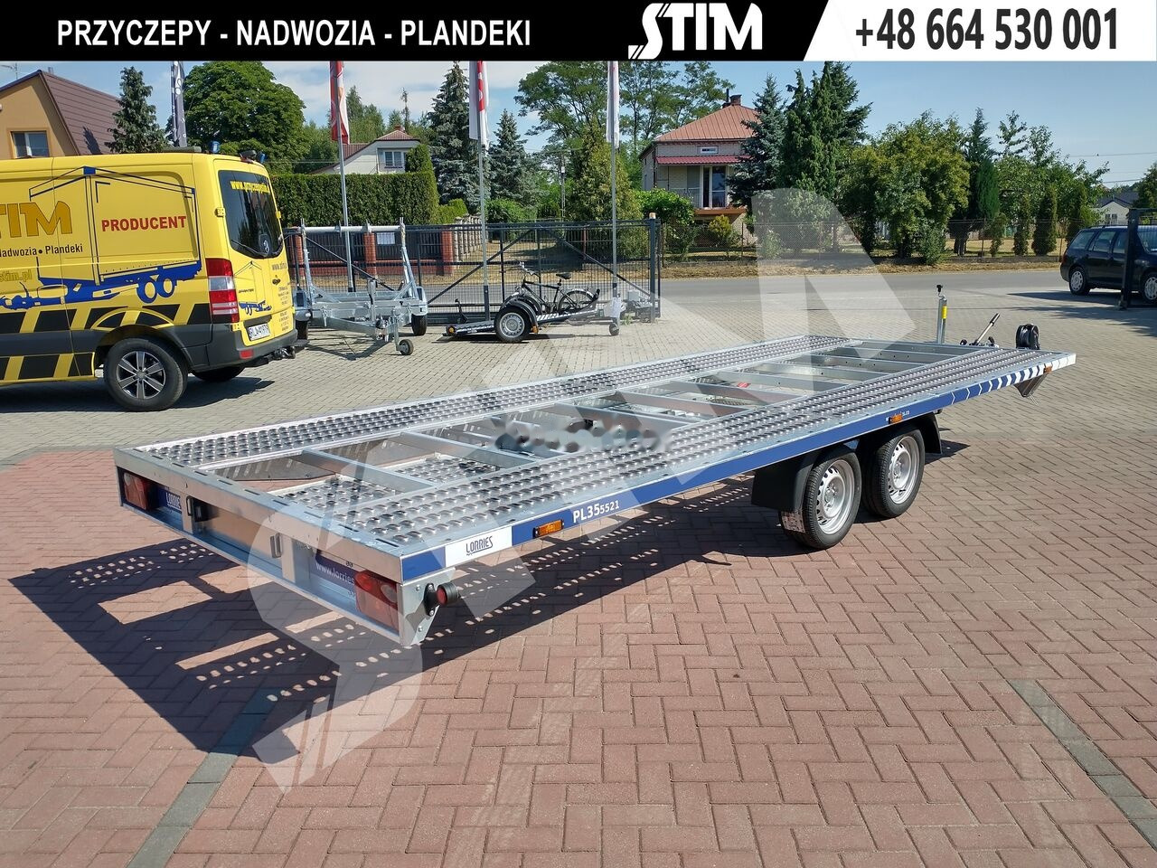 Lorries PL35-5521 - Remorque porte-voitures: photos 1 Lorries PL35-5521 - Remorque porte-voitures: photos 1