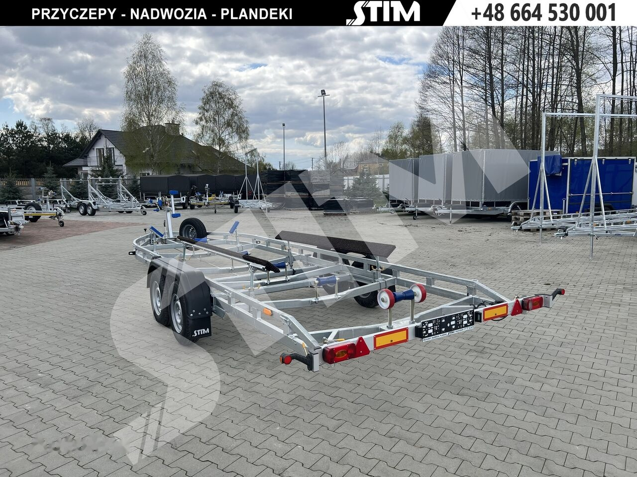 Stim L22/PŁ-ST/75-27 - Remorque bateau: photos 1 Stim L22/PŁ-ST/75-27 - Remorque bateau: photos 1