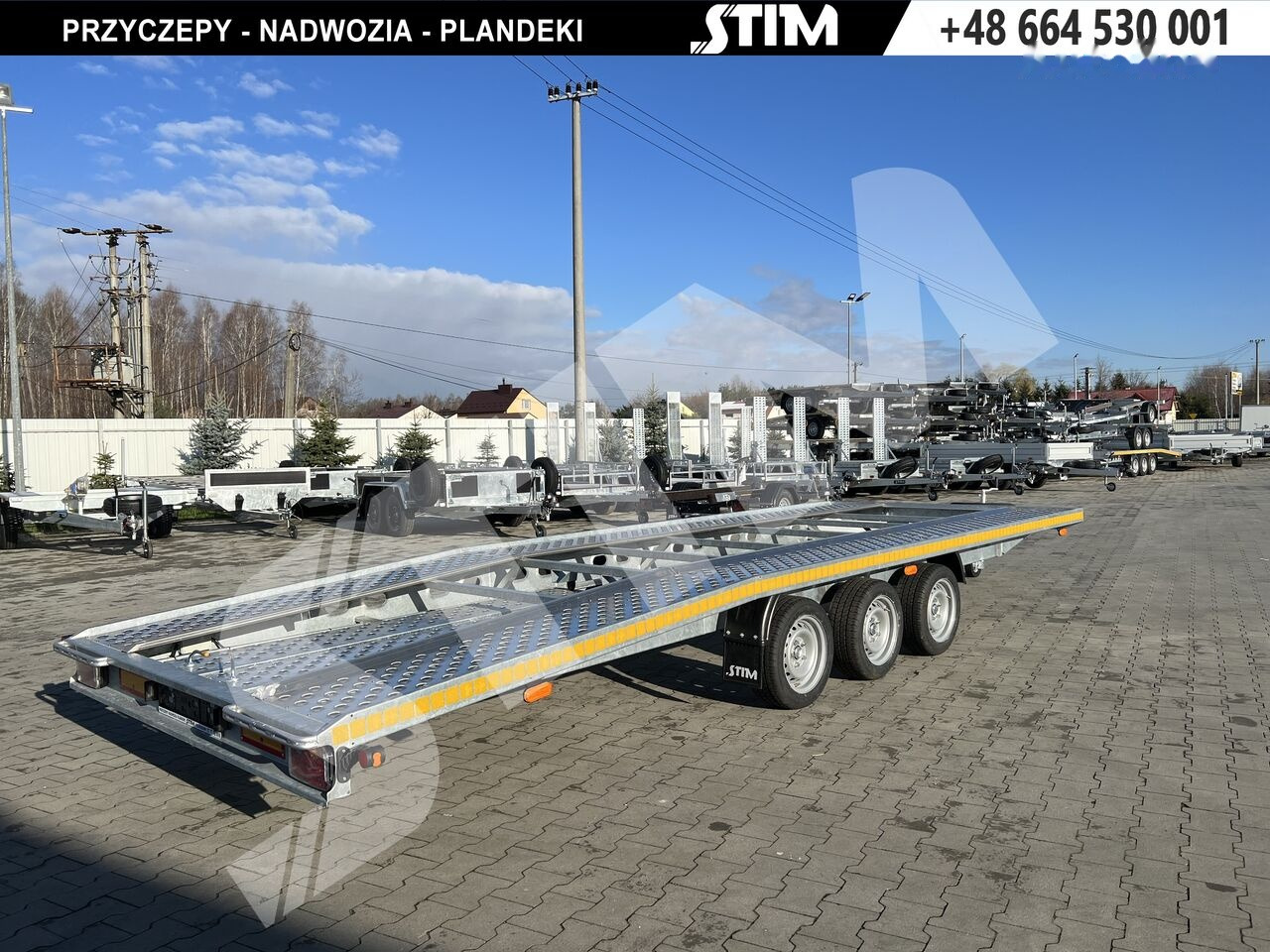 Stim L23/PP-TS/60-35S - Remorque porte-voitures: photos 2 Stim L23/PP-TS/60-35S - Remorque porte-voitures: photos 2