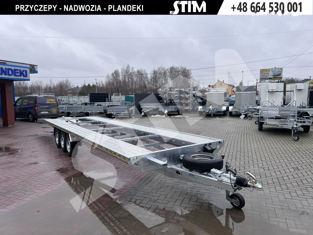 Stim L23/PP-TS/85-35S-RY1500 - Remorque porte-voitures: photos 4 Stim L23/PP-TS/85-35S-RY1500 - Remorque porte-voitures: photos 4