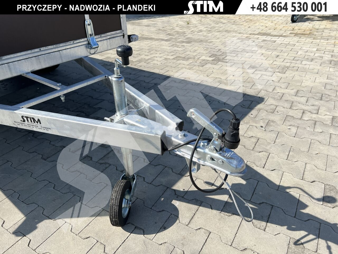 Remorque voiture neuf Stim S12-075/4015R + przednia burta otwierana + wzmocniona rama: photos 6