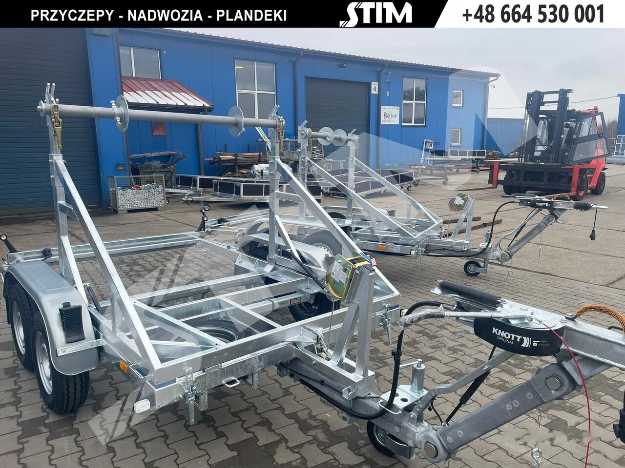 Stim S22/KB-27WR/DR - Remorque porte-touret: photos 2 Stim S22/KB-27WR/DR - Remorque porte-touret: photos 2