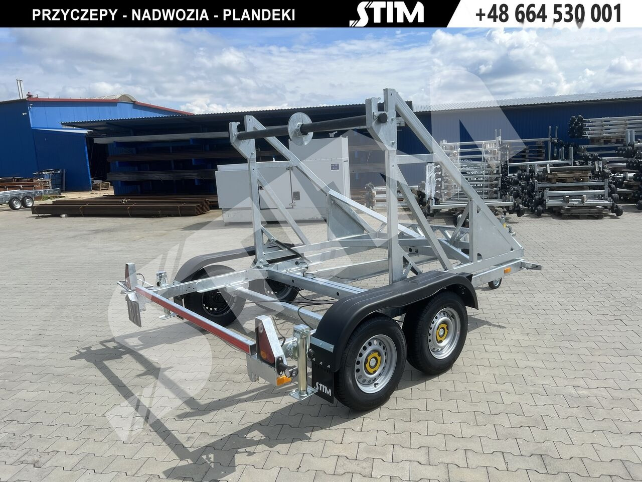 Stim S22/KB-27WR-KN - Remorque porte-touret: photos 2 Stim S22/KB-27WR-KN - Remorque porte-touret: photos 2