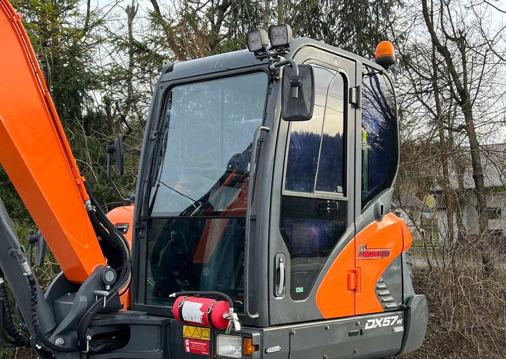 Pelle sur pneus Doosan DOOSAN DX57W *ROTOTILT* 2200 Motogodzin JAK NOWA KOPARKA KOŁOWA STAN PERFEKCYJNY SPROWADZONA: photos 17
