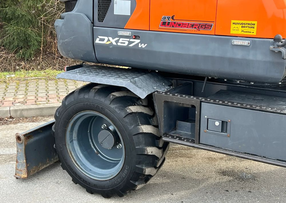 Pelle sur pneus Doosan DOOSAN DX57W *ROTOTILT* 2200 Motogodzin JAK NOWA KOPARKA KOŁOWA STAN PERFEKCYJNY SPROWADZONA: photos 8
