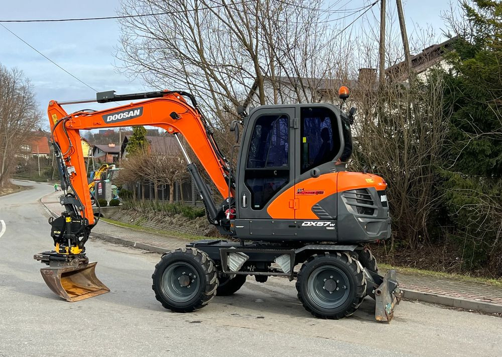 Pelle sur pneus Doosan DOOSAN DX57W *ROTOTILT* 2200 Motogodzin JAK NOWA KOPARKA KOŁOWA STAN PERFEKCYJNY SPROWADZONA: photos 20