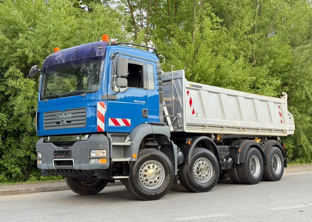MAN * Kiper Meiller * Wywrotka * 35-440 * MAN TGA 8X4 * Stan Perfekcyjny * - Camion benne: photos 3 MAN * Kiper Meiller * Wywrotka * 35-440 * MAN TGA 8X4 * Stan Perfekcyjny * - Camion benne: photos 3