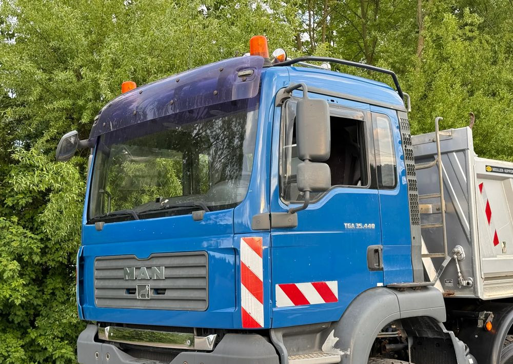MAN * Kiper Meiller * Wywrotka * 35-440 * MAN TGA 8X4 * Stan Perfekcyjny * - Camion benne: photos 5 MAN * Kiper Meiller * Wywrotka * 35-440 * MAN TGA 8X4 * Stan Perfekcyjny * - Camion benne: photos 5