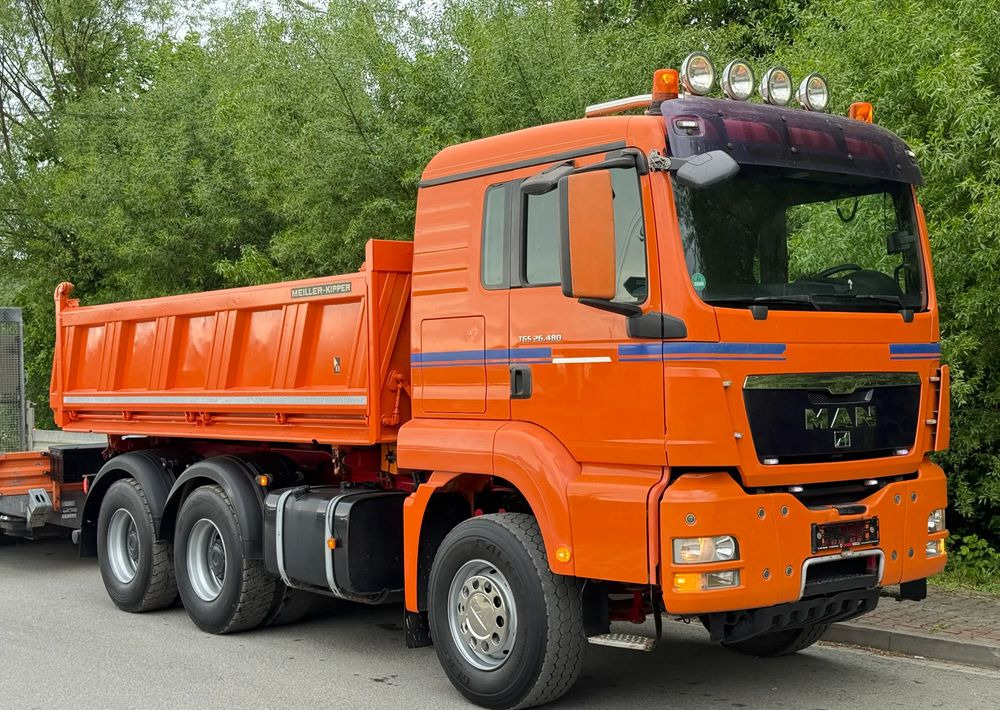 MAN * Kiper * Wywrotka * 26-480 * MAN TGS 6x4 Bordmatic * Zastaw Tandem Niskopodwozie * Stan Perfekcyjny * - Camion benne: photos 3 MAN * Kiper * Wywrotka * 26-480 * MAN TGS 6x4 Bordmatic * Zastaw Tandem Niskopodwozie * Stan Perfekcyjny * - Camion benne: photos 3