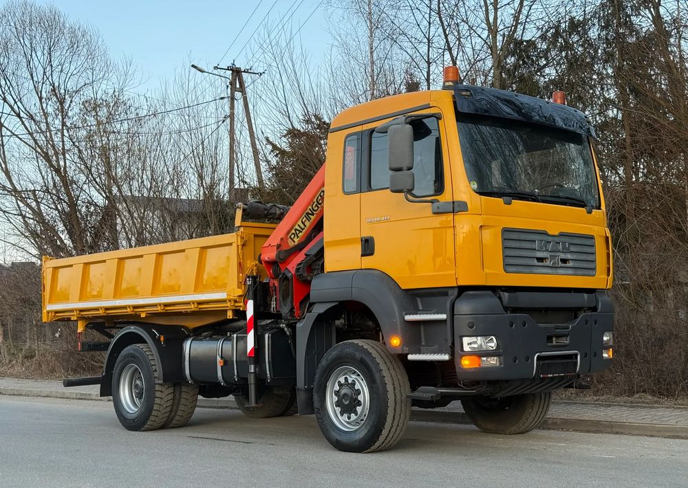 MAN * MAN TGA 18-410 * KIPER WYWROTKA * 4x4 * HDS Palfinger PK16500* Sprowadzony* Bardzo Dobry Stan * - Camion benne: photos 2 MAN * MAN TGA 18-410 * KIPER WYWROTKA * 4x4 * HDS Palfinger PK16500* Sprowadzony* Bardzo Dobry Stan * - Camion benne: photos 2