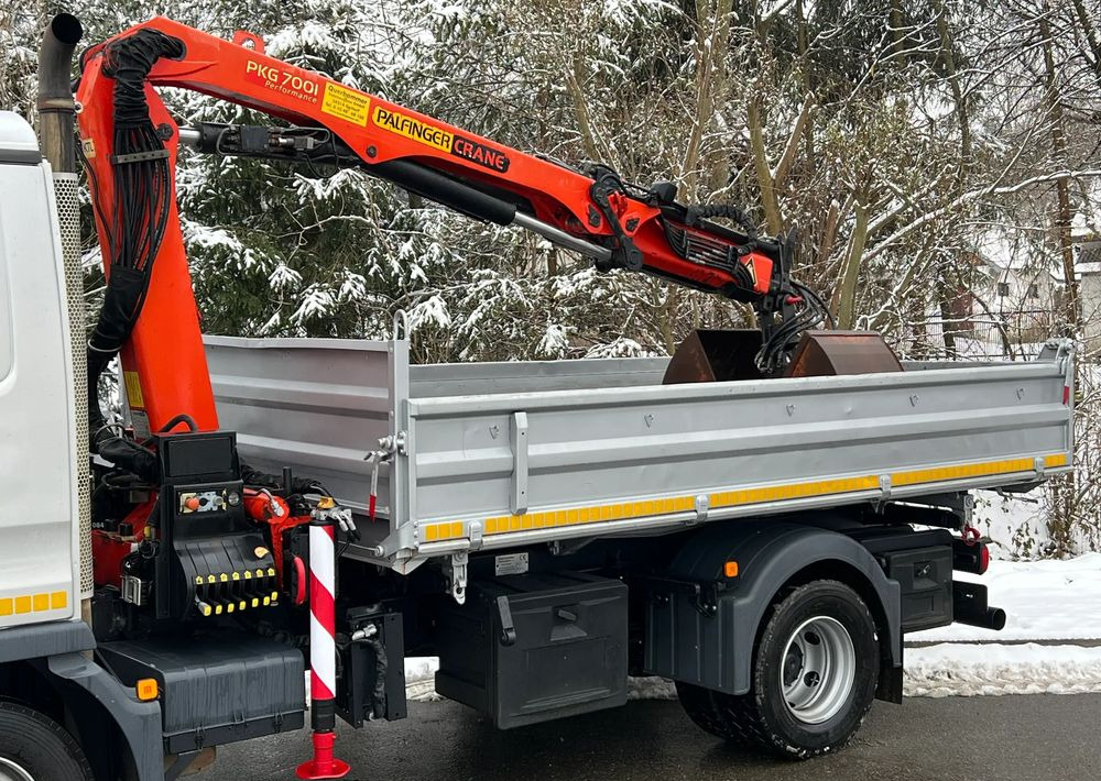 Camion benne MAN MAN TGL 12-240 Kiper Wywrotka 4x2 Kran PALFINGER PK 12500 BARDZO DOBRY STAN: photos 16 Camion benne MAN MAN TGL 12-240 Kiper Wywrotka 4x2 Kran PALFINGER PK 12500 BARDZO DOBRY STAN: photos 16