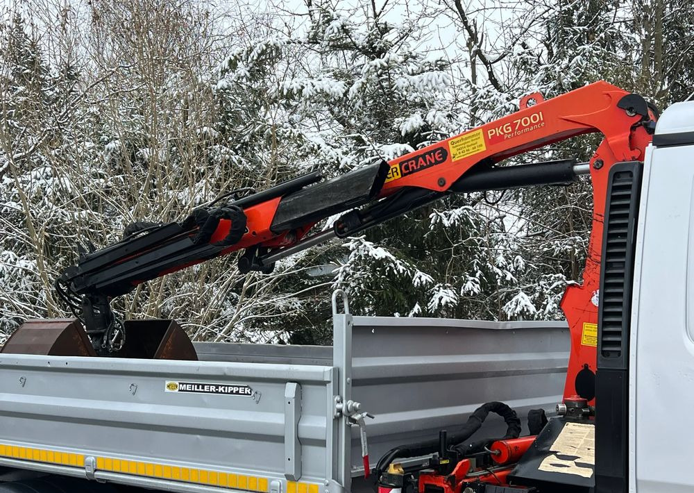 Camion benne MAN MAN TGL 12-240 Kiper Wywrotka 4x2 Kran PALFINGER PK 12500 BARDZO DOBRY STAN: photos 7 Camion benne MAN MAN TGL 12-240 Kiper Wywrotka 4x2 Kran PALFINGER PK 12500 BARDZO DOBRY STAN: photos 7