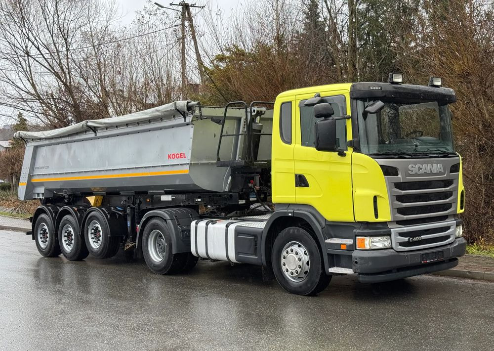 Scania * Zestaw * Scania G400 + Naczepa Kogel Kiper Wywrotka * Sprowadzony * Bardzo Dobry Stan * - Camion benne: photos 2 Scania * Zestaw * Scania G400 + Naczepa Kogel Kiper Wywrotka * Sprowadzony * Bardzo Dobry Stan * - Camion benne: photos 2