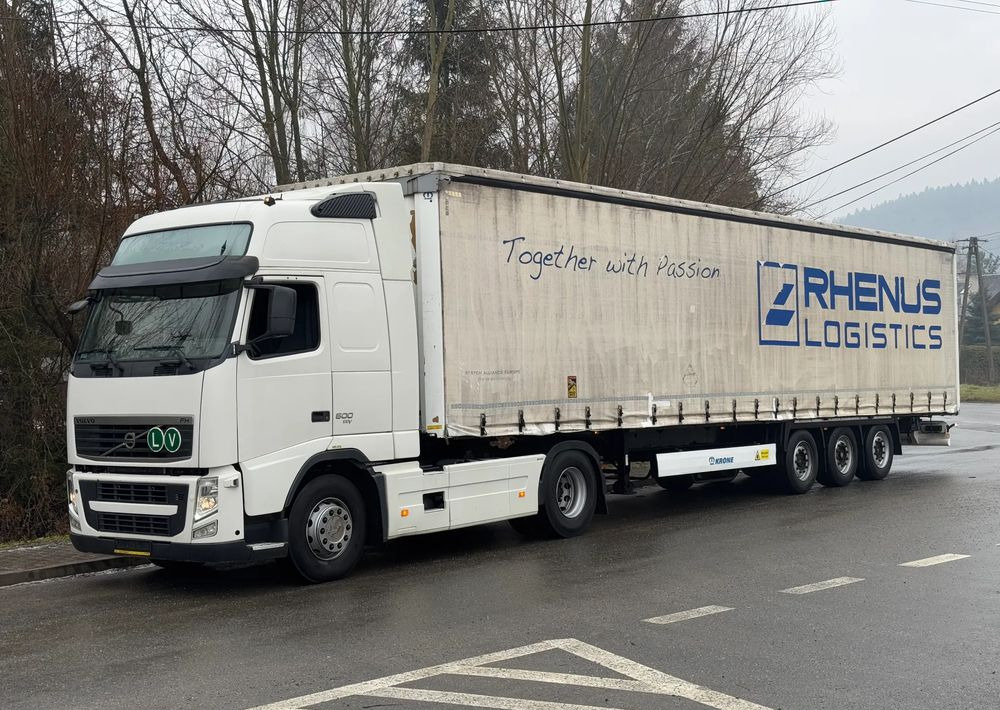 Volvo * Zestaw * Volvo FH 500 + Naczepa Krone * Bardzo Dobry Stan - Camion à rideaux coulissants: photos 1 Volvo * Zestaw * Volvo FH 500 + Naczepa Krone * Bardzo Dobry Stan - Camion à rideaux coulissants: photos 1