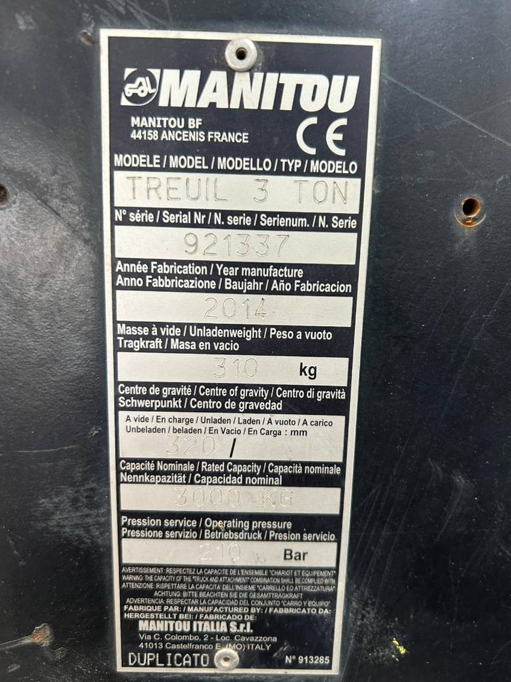 Manitou WINCH 3T - Treuil: photos 5 Manitou WINCH 3T - Treuil: photos 5