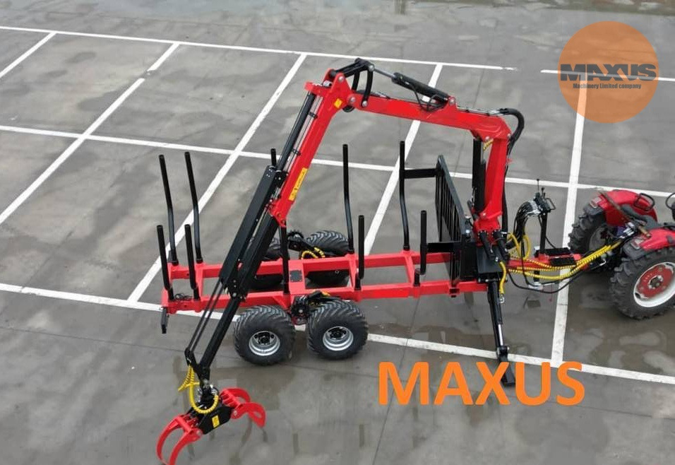Maxus MAXUS 1400 Erdészeti Pótkocsi + Daru 780 - Remorque forestière: photos 3 Maxus MAXUS 1400 Erdészeti Pótkocsi + Daru 780 - Remorque forestière: photos 3