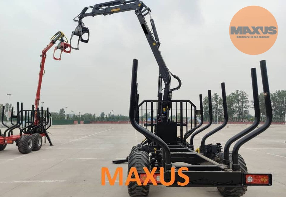 Maxus MAXUS 1400 Forstanhänger + Kran 780 - Remorque forestière: photos 2 Maxus MAXUS 1400 Forstanhänger + Kran 780 - Remorque forestière: photos 2