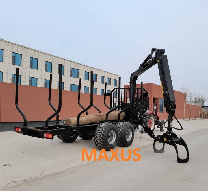 NEW MAXUS 8t Forest Trailer with 2-ton Crane Warranty up to 10 YEARS НОВА прицепа лісова 8т Журавль 2т MAXUS Гарантія до 10 РОКІВ NOWA przyczepa leśna 8t Żuraw 2t MAXUS Gwarancja do 10 LAT - Remorque forestière: photos 2 NEW MAXUS 8t Forest Trailer with 2-ton Crane Warranty up to 10 YEARS НОВА прицепа лісова 8т Журавль 2т MAXUS Гарантія до 10 РОКІВ NOWA przyczepa leśna 8t Żuraw 2t MAXUS Gwarancja do 10 LAT - Remorque forestière: photos 2