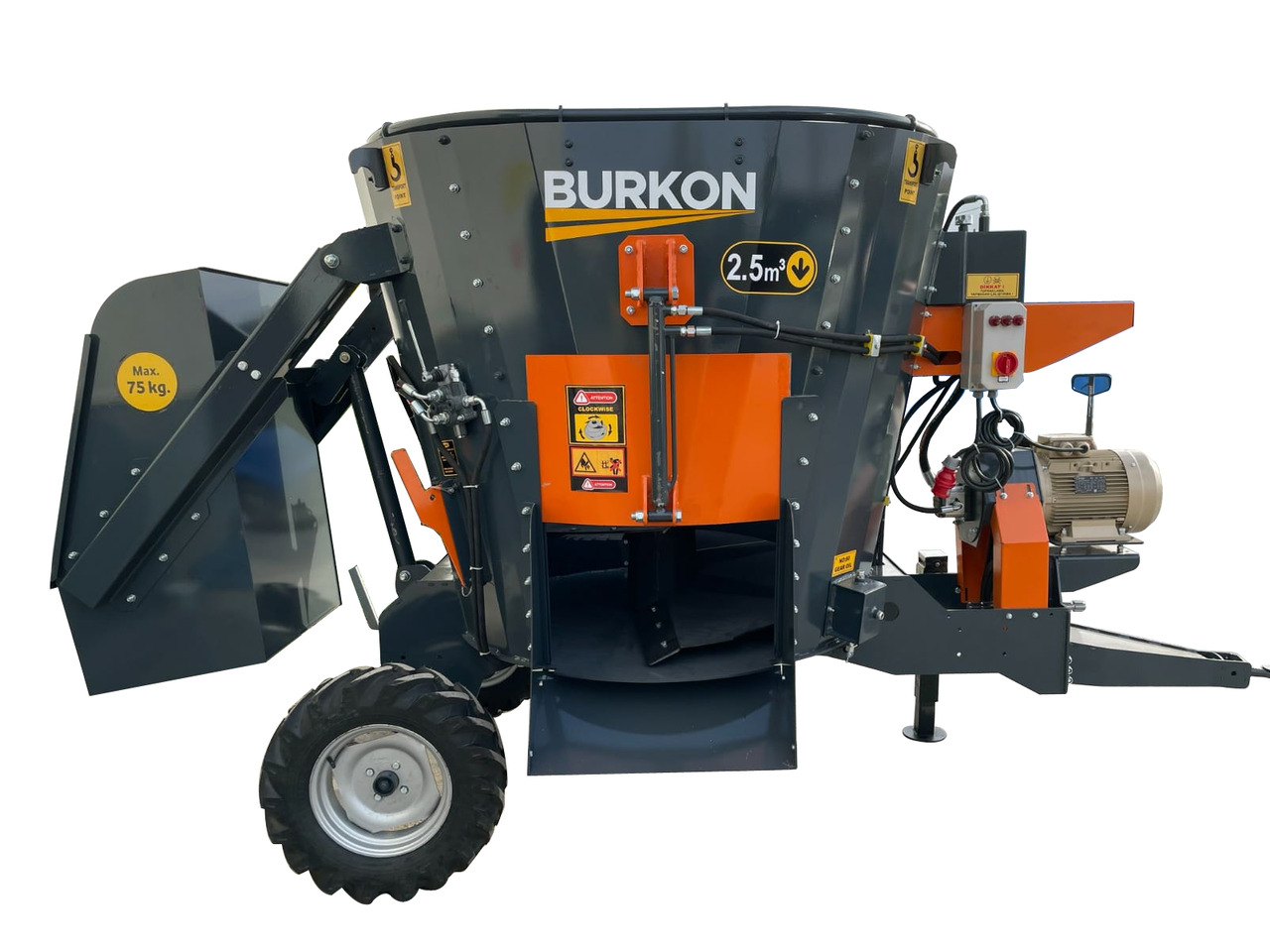 Burkon 2.5m3 Çekilir (380V) Dikey Yem Karma Makinesi ( BK-F250 ) - Mélangeuse: photos 1 Burkon 2.5m3 Çekilir (380V) Dikey Yem Karma Makinesi ( BK-F250 ) - Mélangeuse: photos 1