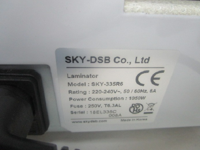 LAMINATOR SKY-335R6 - Machine d'impression: photos 5 LAMINATOR SKY-335R6 - Machine d'impression: photos 5