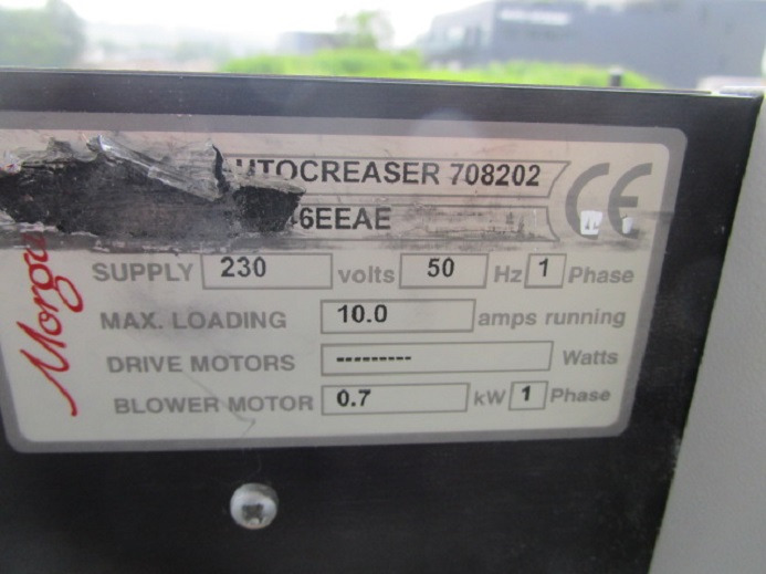Machine d'impression RILLMASCHINE MORGANA AUTOCREASER 708202: photos 12