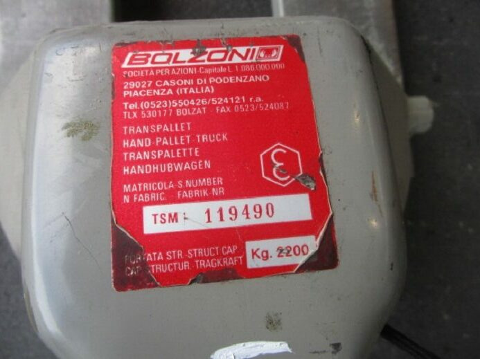 ROLLI BOLZONI - Transpalette: photos 4 ROLLI BOLZONI - Transpalette: photos 4