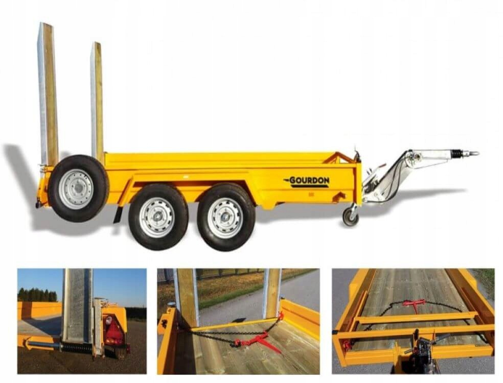 PRZYCZEPA DO MINIKOPAREK GOURDON VPR 350 / GOURDON VPR 350 TRAILER FOR MINI EXCAVATORS - Remorque porte engin: photos 5 PRZYCZEPA DO MINIKOPAREK GOURDON VPR 350 / GOURDON VPR 350 TRAILER FOR MINI EXCAVATORS - Remorque porte engin: photos 5