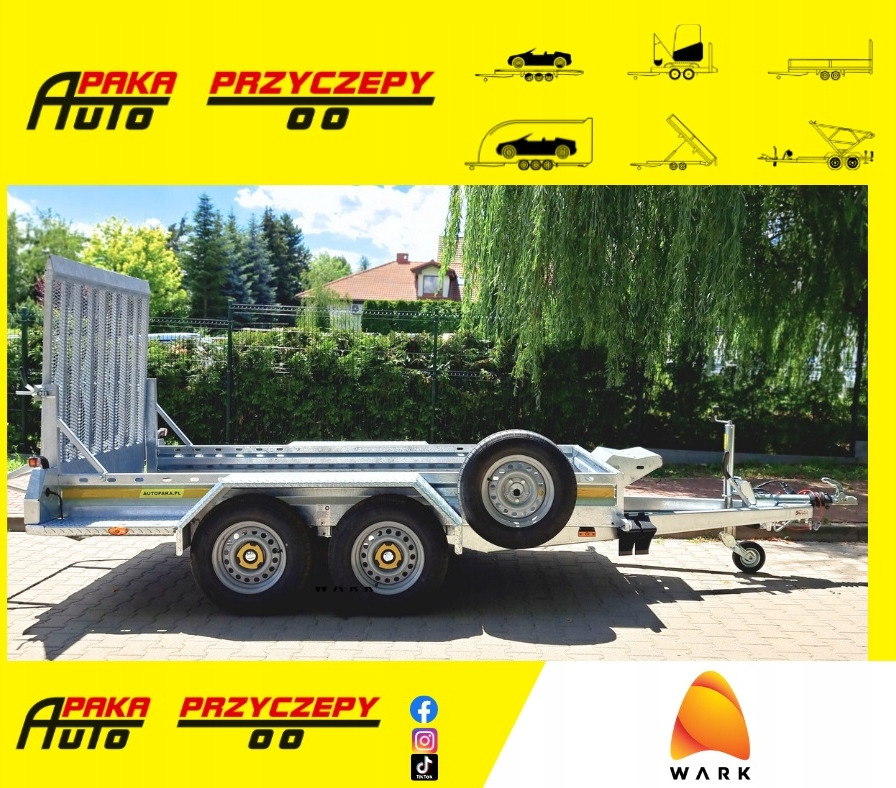 PRZYCZEPA LAWETA DO MINIKOPARKI POD KOPARKĘ Z RAMPĄ 2700KG / MINI EXCAVATOR TRANSPORTER TRAILER WITH RAMPS 2700KG - Remorque porte engin: photos 1 PRZYCZEPA LAWETA DO MINIKOPARKI POD KOPARKĘ Z RAMPĄ 2700KG / MINI EXCAVATOR TRANSPORTER TRAILER WITH RAMPS 2700KG - Remorque porte engin: photos 1