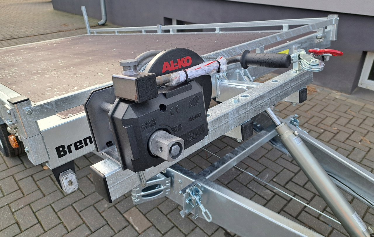 PRZYCZEPA PLATFORMA 408 CM, UCHYŁOWA Z WCIĄGARKĄ, DMC 3500 KG / PLATFORM TRAILER 408 CM, TIPPING WITH WINCH, DMC 3500 KG - Remorque plateau: photos 5 PRZYCZEPA PLATFORMA 408 CM, UCHYŁOWA Z WCIĄGARKĄ, DMC 3500 KG / PLATFORM TRAILER 408 CM, TIPPING WITH WINCH, DMC 3500 KG - Remorque plateau: photos 5