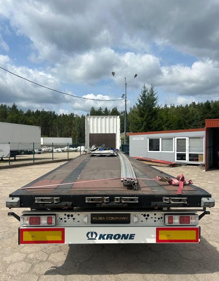 Krone SD FIRANKA / PLATFORMA / USZKODZONA ZABUDOWA / 2019 ROK !! - Semi-remorque plateau: photos 5 Krone SD FIRANKA / PLATFORMA / USZKODZONA ZABUDOWA / 2019 ROK !! - Semi-remorque plateau: photos 5