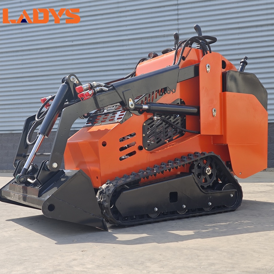 LADYS Free Shipping Mini Skid Steer Loader Compact Track Electric/Diesel Chinese Mini Skid Steer Loader For Sale With Mini Skid Steer Attachments 4 In 1 Bucket - Mini chargeuse: photos 3 LADYS Free Shipping Mini Skid Steer Loader Compact Track Electric/Diesel Chinese Mini Skid Steer Loader For Sale With Mini Skid Steer Attachments 4 In 1 Bucket - Mini chargeuse: photos 3