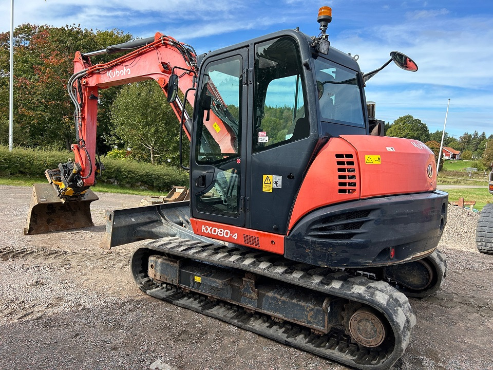 Kubota KX080-4 - Pelle sur chenille: photos 3 Kubota KX080-4 - Pelle sur chenille: photos 3