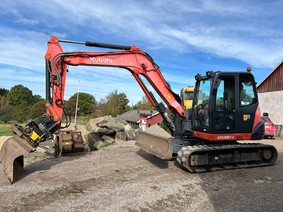 Kubota KX080-4 - Pelle sur chenille: photos 2 Kubota KX080-4 - Pelle sur chenille: photos 2