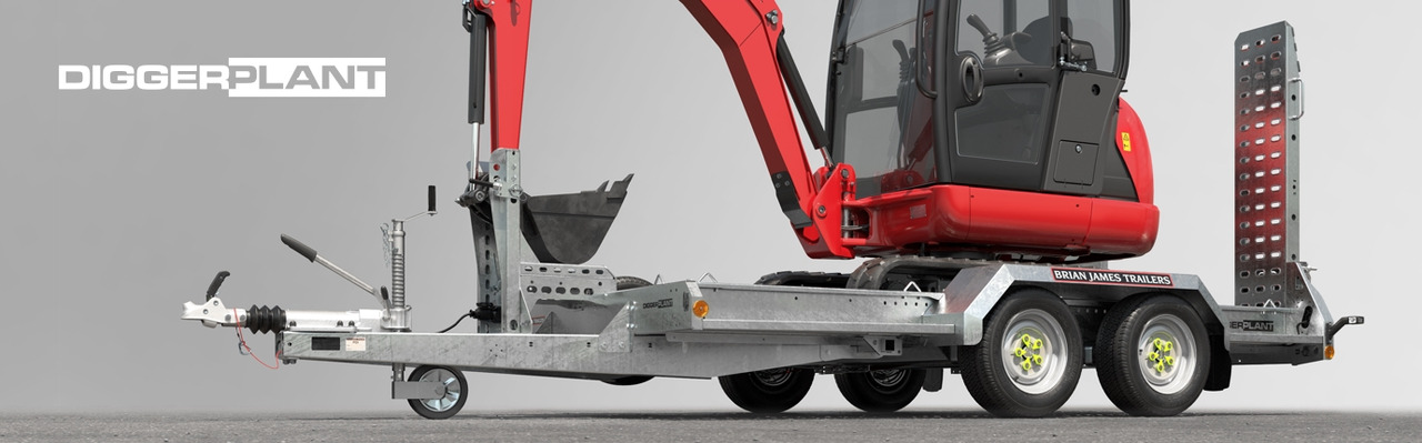 BRIAN JAMES TRAILERS Digger Plant - Remorque porte engin: photos 1 BRIAN JAMES TRAILERS Digger Plant - Remorque porte engin: photos 1