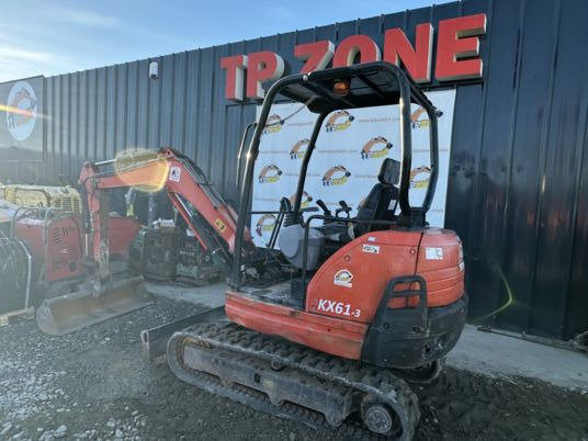 Mini pelle Kubota KX61-3 à 18 500 € HT: photos 8