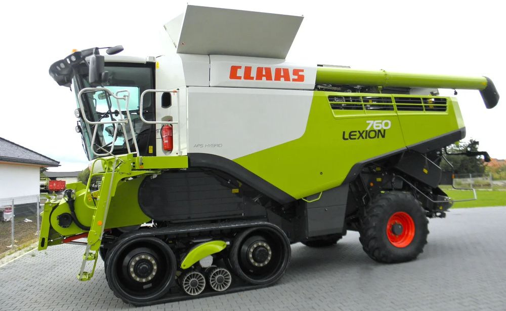 Claas Lexion 760 Terra Trac 2015 Rok, 1900 motgodzin, Heder V 930 2019 Rok, Najbogatsza Wersja, Nie Malowany, Stan Idealny - Moissonneuse-batteuse: photos 4 Claas Lexion 760 Terra Trac 2015 Rok, 1900 motgodzin, Heder V 930 2019 Rok, Najbogatsza Wersja, Nie Malowany, Stan Idealny - Moissonneuse-batteuse: photos 4