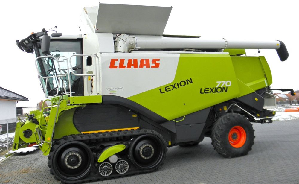 Claas Lexion 770 Terra Trac Heder V10,5, Najbogatsza Wersja, Nie Malowany, Stan Bardzo Dobry - Moissonneuse-batteuse: photos 1 Claas Lexion 770 Terra Trac Heder V10,5, Najbogatsza Wersja, Nie Malowany, Stan Bardzo Dobry - Moissonneuse-batteuse: photos 1