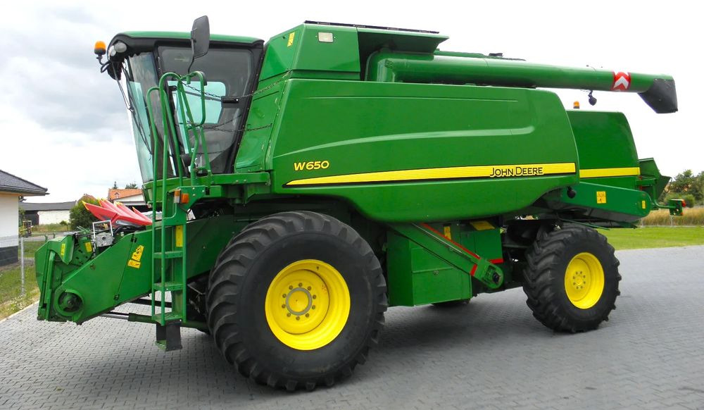 John Deere W650 2008 Rok, heder 6,7m, Nie Malowany, Stan Bardzo Dobry - Moissonneuse-batteuse: photos 1 John Deere W650 2008 Rok, heder 6,7m, Nie Malowany, Stan Bardzo Dobry - Moissonneuse-batteuse: photos 1