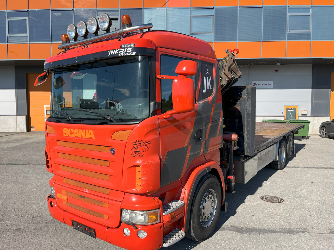 SCANIA R420 6x2 + CRANE FASSI 23TM PLATFORM 7720 - Camion grue: photos 4 SCANIA R420 6x2 + CRANE FASSI 23TM PLATFORM 7720 - Camion grue: photos 4